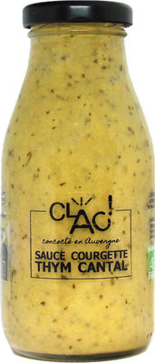 Sauce courgette thym cantal