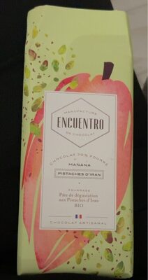 Chocolat fourré pistache d'Iran