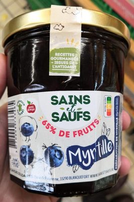 Préparation de myrtilles