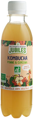 Kombucha pomme curcuma