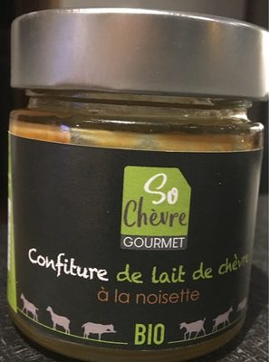 Confiture de lait de chèvre à la noisette