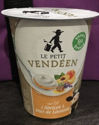 Yaourt Brassé sur Lit d'abricot et Miel de Lavande