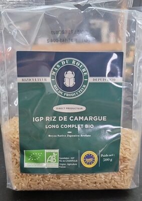 Riz de Camargue long complet bio