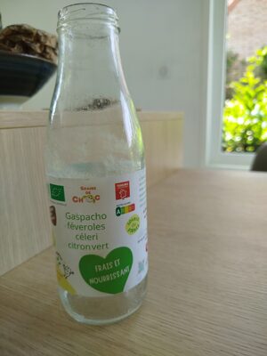 Gaspacho feveroles céleri citron vert