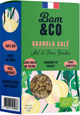 Granola Salé Ail et Fines Herbes
