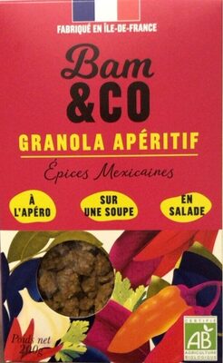 Granola Apéritif Épices Mexicaines