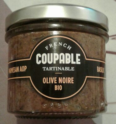 Olive noire parmesan AOP et basilic