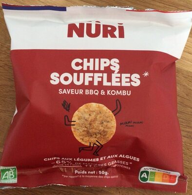 Chips soufflées saveur BBQ et Kombu