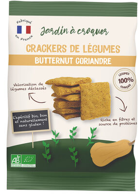 Crackers de légumes BIO butternut coriandre