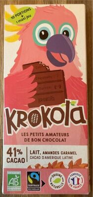 Chocolat au lait, amandes et caramel