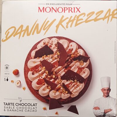 Tarte chocolat sablé chocolat & ganache cacao