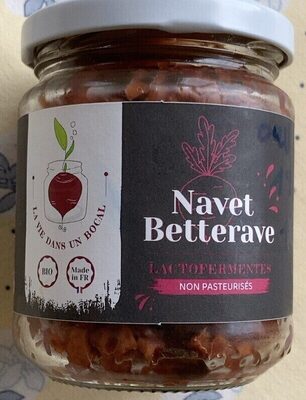 Navet Betterave lactofermentés non pasteurisés