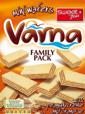 VARNA FAMILY PACK WITH PEANUT CREME AND ORANGE