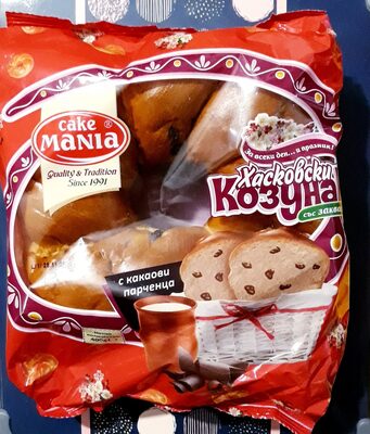 хасковски козунак с какаови парченца cake mania