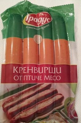 Кремвирши от птиче месо