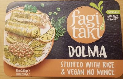 Dolma stuffed with rice & vegan no mince