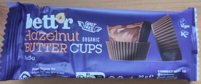 hazelnut butter cups