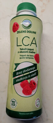 LCA probiotični tekoči jogurt malina