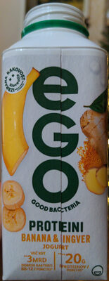 ego proteins banana & ginger yogurt