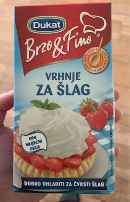 Brzo i fino vrhnje za šlag
