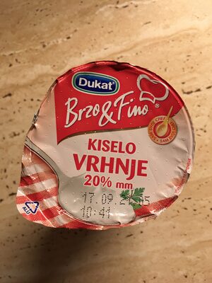 Kiselo Vrhnje 20% mm