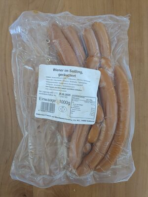 Wiener im Saiting, geräuchert