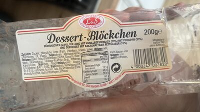 Dessert-Blöckchen