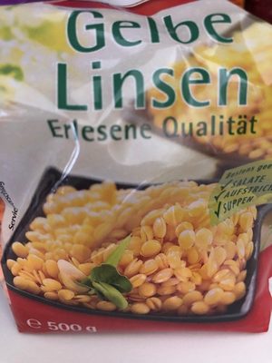 Gelbe Linsen