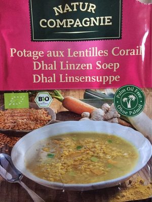 Potage aux lentilles corail