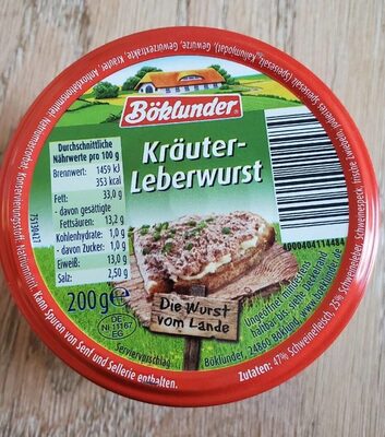 Kräuter-Leberwurst