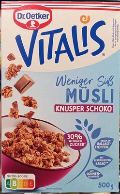 Knusper Schoko Weniger Süß