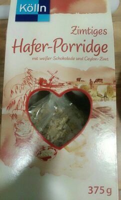 Zimtiges Hafer-Porridge mit weißer Schokolade und Ceylon-Zimt