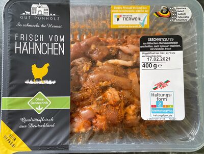 Geschnetzeltes aus Hähnschenkeulenfleisch
