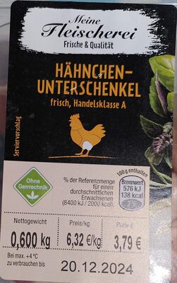 Hähnchenunterschenkel frisch