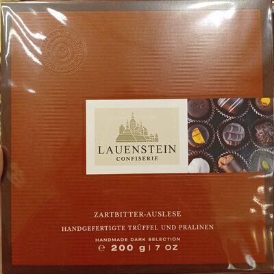 Zartbitter-Auslese hangefertigte Trüffel und Pralinen