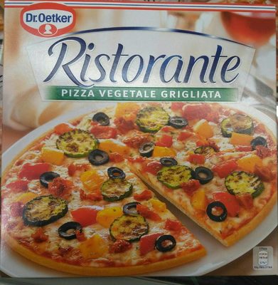 Ristorante pizza vegetale grigliata