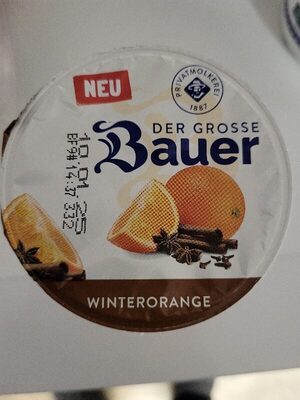 Der grosse Bauer Winterorange