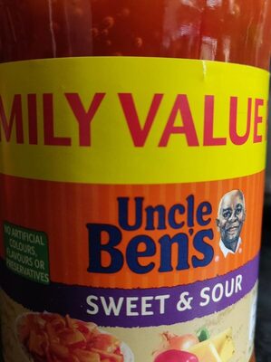 Uncle Ben's sweet and sour sauce