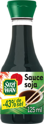 Sauce soja allégée en sel Suzi Wan 125 ml