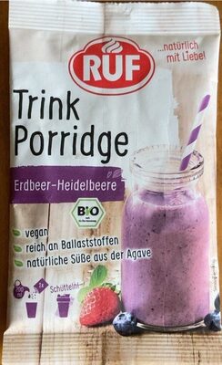 Trink Porridge Erdbeer-Heidelbeer