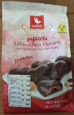 Gefüllte Lebkuchenherzen