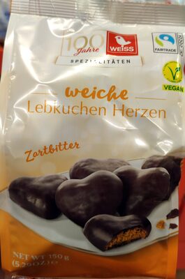 Weiche Lebkuchen mit Zartbitterschokolade