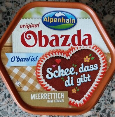 Obazda Meerrettich ohne Kümmel