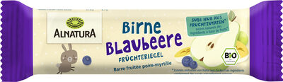 Früchteriegel Birne-Blaubeere