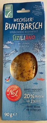 Wechslers Buntbarsch geräuchertes Rückenfilet Siziliano mit feinen Kräutern