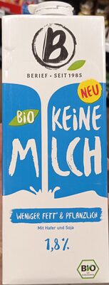 Keine M!lch 1,8%