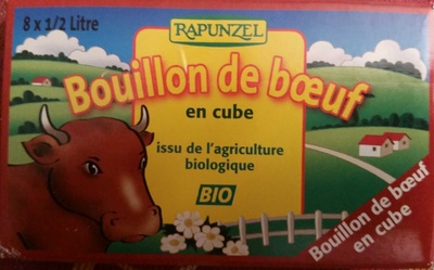Bouillon de bœuf en cube issu de l'agriculture biologique