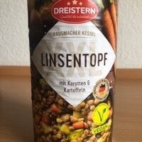 XXL Linseneintopf mit Karotten & Kartoffeln