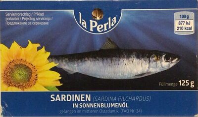 Sardinen in Sonnenblumenöl