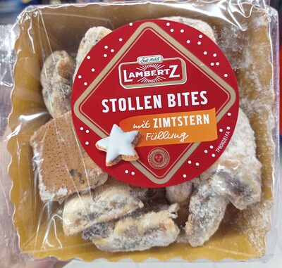 Stollen bites mit Zimtsterne Füllung